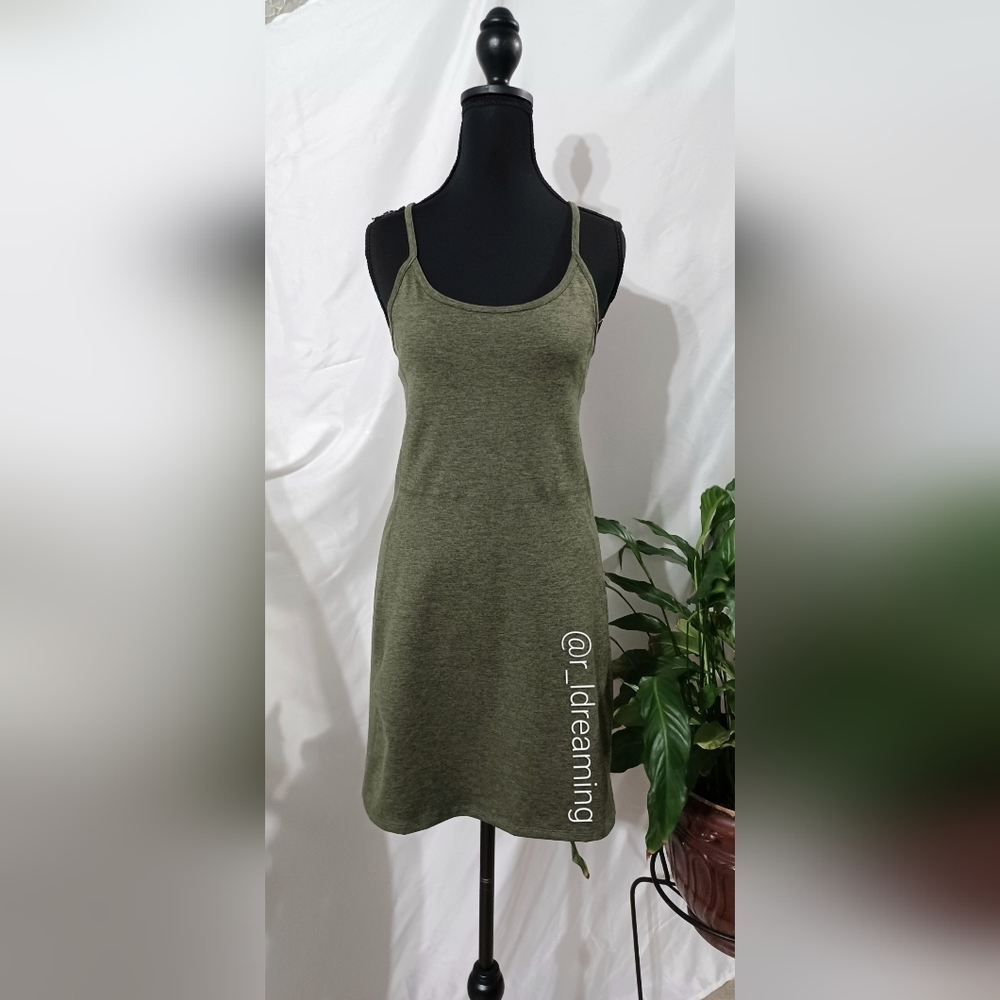 NWT Old Navy Cloud Comfy Cami w/Built-In Shorts Athletic Dress Size Small Tall